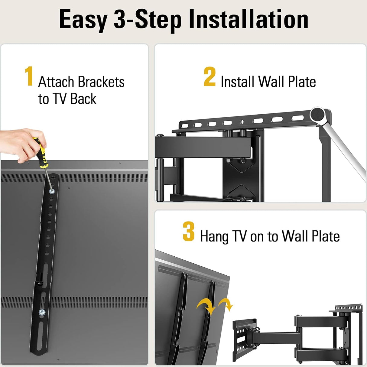 Soporte de TV Mounting Dream 32-65, Articulado, MD2380