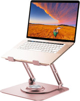 Soporte de portátil ajustable, base rotativa 360°, portátil 10-16