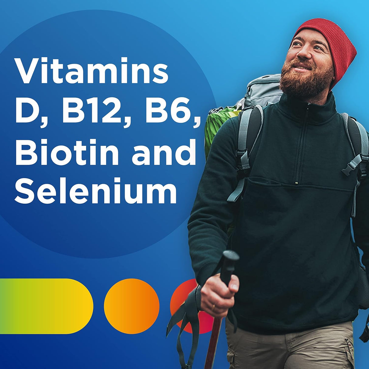 Suplemento Centrum MultiGummies Gummy para hombres, 170 und