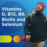 Suplemento Centrum MultiGummies Gummy para hombres, 170 und