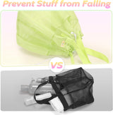 Portable Mesh Shower Caddy with Drawstring for Dorm & Travel
