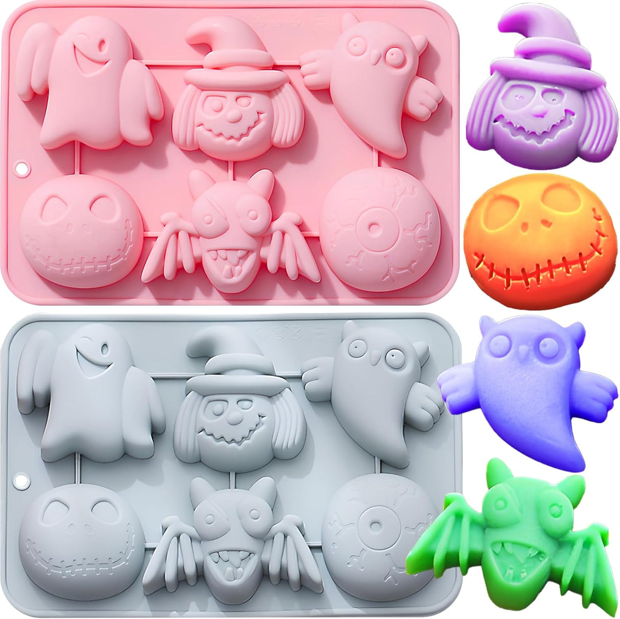 Moldes de Silicona para Halloween - Ideal para Chocolates y Dulces