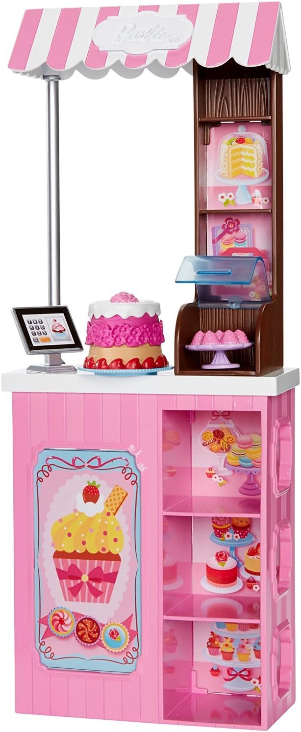 Barbie Carreras Set de Panadería con Muñeca Afroamericana