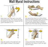 IDEA4WALL Murales de pinturas famosas, papel tapiz extraíble grande, calcomanías de pared para despegar y pegar, 100 x 144 pulgadas