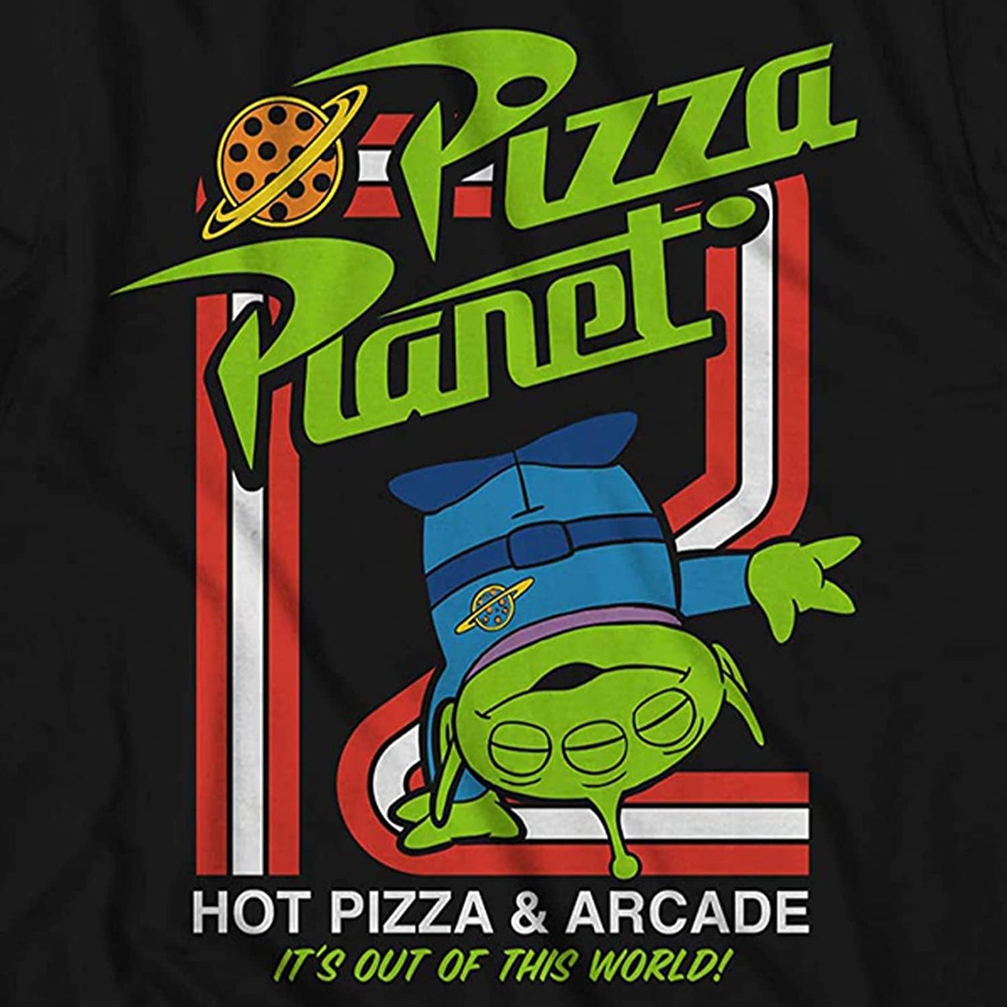 Camiseta Pizza Planet hombre Talla XXL