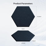 Paneles Acústicos Autoadhesivos, Alta Densidad, Hexagonales 12P