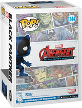 Funko Pop! & Pin: Black Panther, Avengers 60 Aniversario, Exclusivo