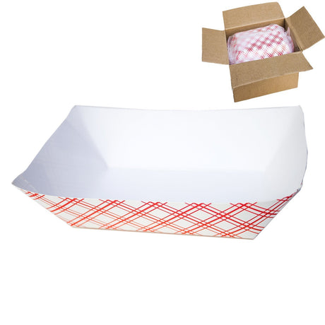 Bandeja de comida de papel desechable