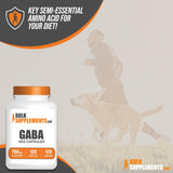 Suplemento BulkSupplements Cápsulas GABA de 750 mg  120 und