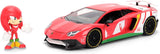 Jada Sonic Knuckles con Lamborghini Aventador SV, Vehículo y Figura