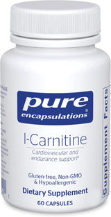 L-Carnitina Pura Encapsulations Suplemento Cardiovascular 60 cápsulas