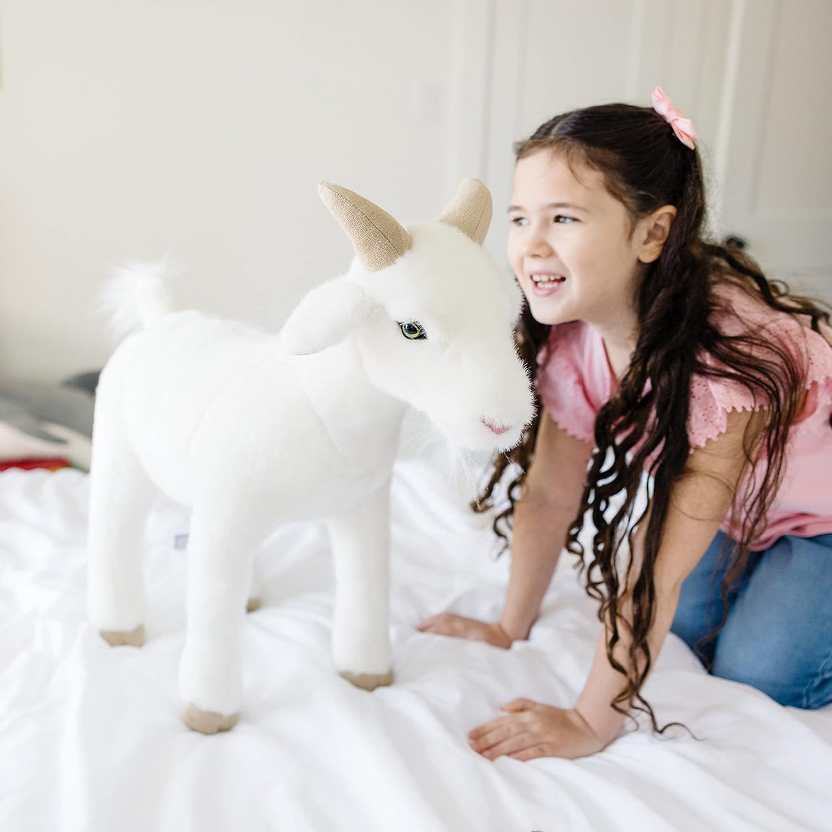 Cabra de Peluche - Melissa & Doug - Suave y Multi-Colores - 7+