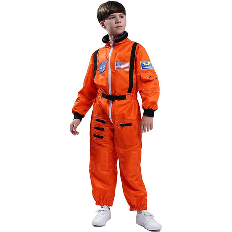 Disfraces con parches bordados de astronauta talla 12 a 14