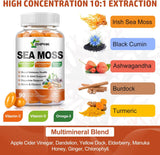 Sea Moss Softgels con Black Seed Oil y Hierbas, 90 cápsulas