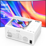 Proyector TMY Bluetooth con DVD, 1080P, portátil, mini proyector