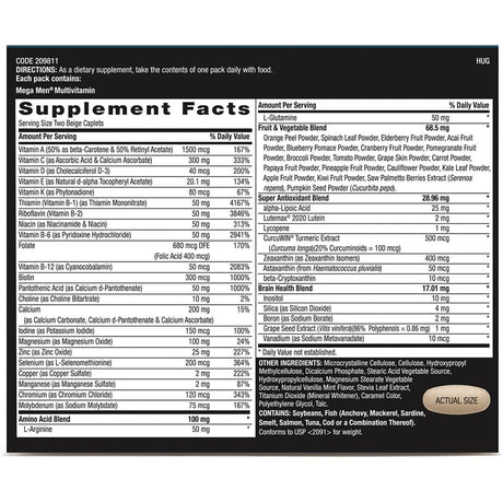 Multivitamínico apoya salud de las articulaciones, corazón