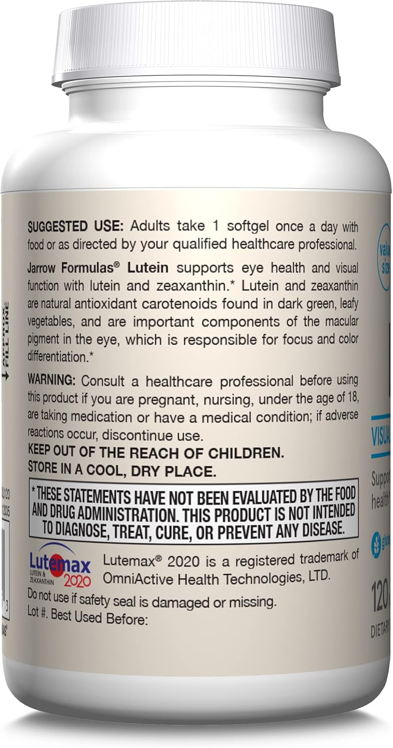 Suplemento de luteína  softgels  de Jarrow Formulas