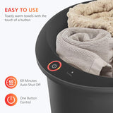 Toalla Caliente Comfier, Calienta toallas en 10 min, Apagado automático