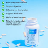 Suplemento hormonal para el acné 5HTP CLEARstem