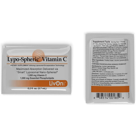 Suplementos Vitamina C esférica 1,000 mg  Liposoma 30 cap