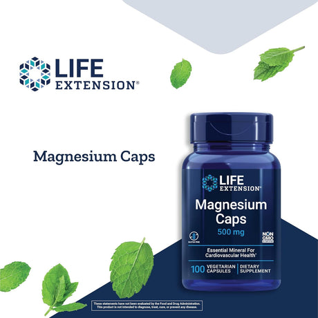 Suplementos Alimenticios Cápsulas vegetarianas de magnesio