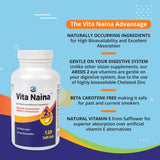 Suplemento Vitaminas para los ojos AREDS2 zeaxantina 2 mg