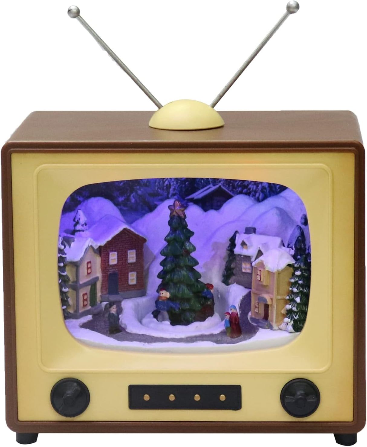 Televisor Retro Animado con Música Navideña, Moments in Time 6