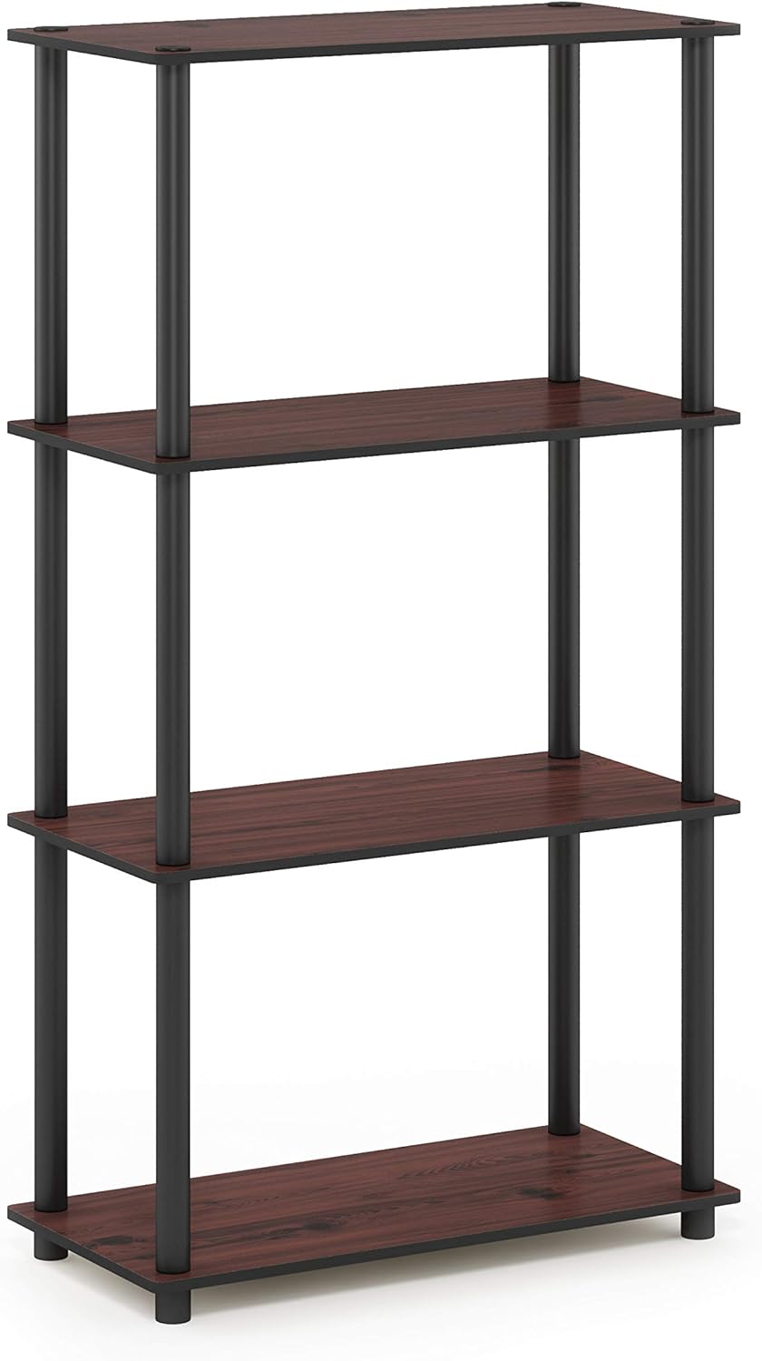 Estante Multipropósito Furinno 4 Niveles, Tubos Redondos, Modelo