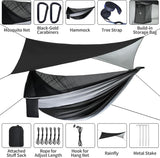Hamaca con Mosquitera y Tarp, Portable, Nylon, Modelo Camping