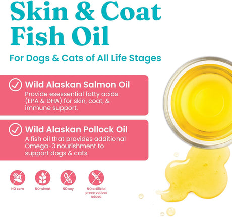 Aceite de pescado para perros y gatos 6002008 Solid Gold