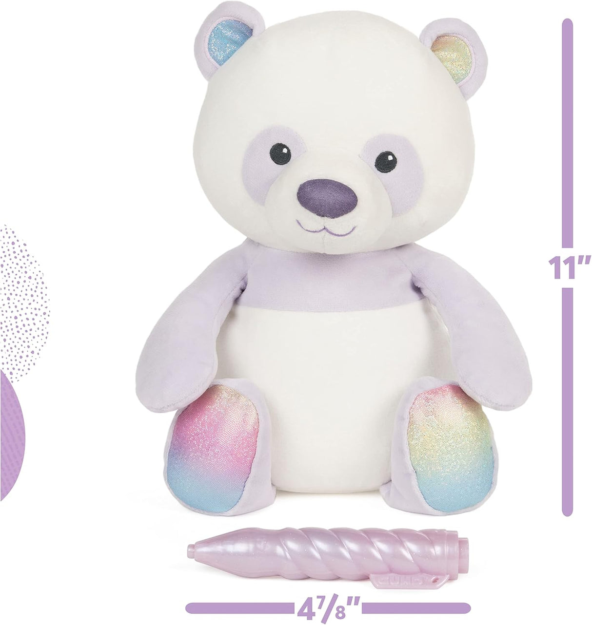 Peluche Panda  de actividad que brilla en la oscuridad  11