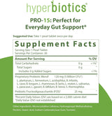 Suplementos Pro 15 probiótico vegano  Salud digestiva 30 und