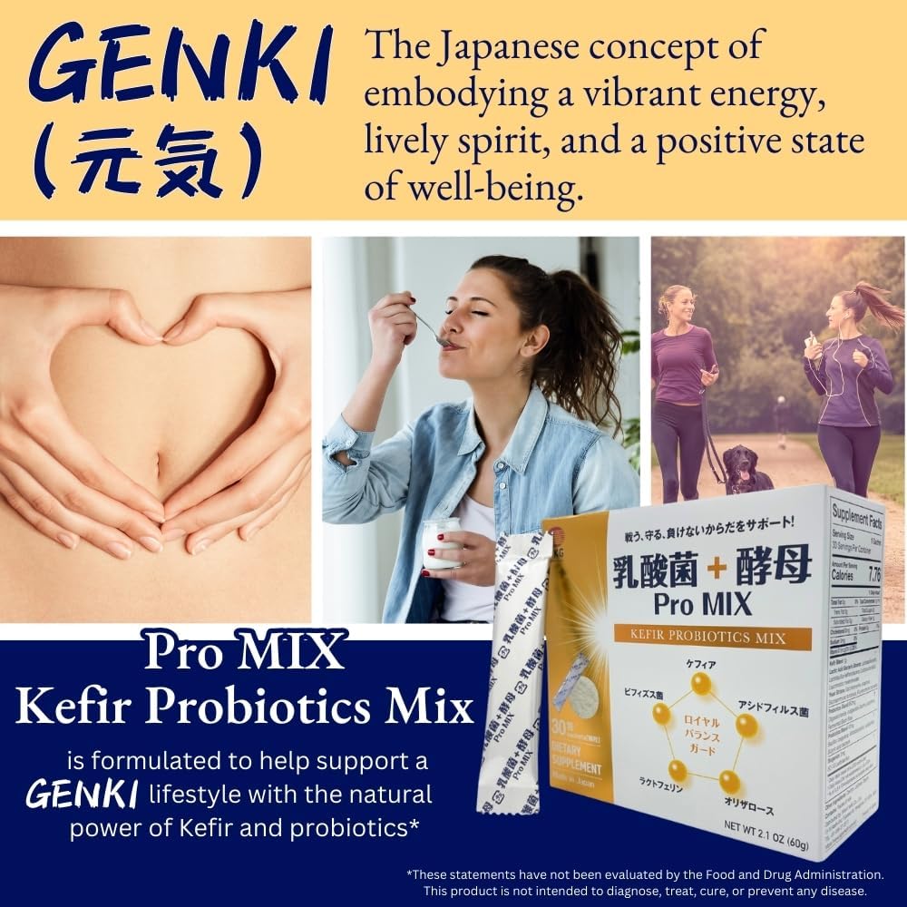 Pro MIX Kefir Suplemento - Probióticos para la salud intestinal