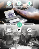 Phomemo M08F - Impresora Bluetoothde tatuaje máquina térmica