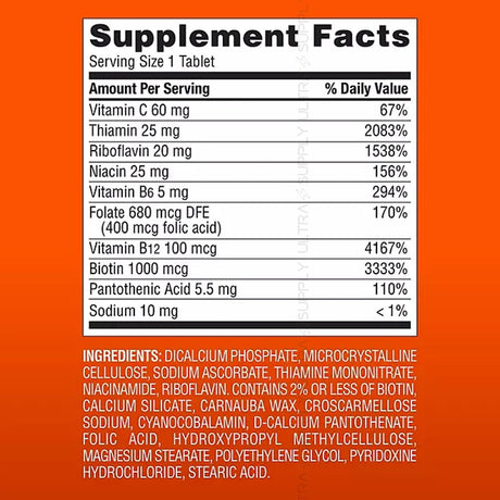 Miembros Mark Super B-Complex Tabletas, 300, Alto Potasio