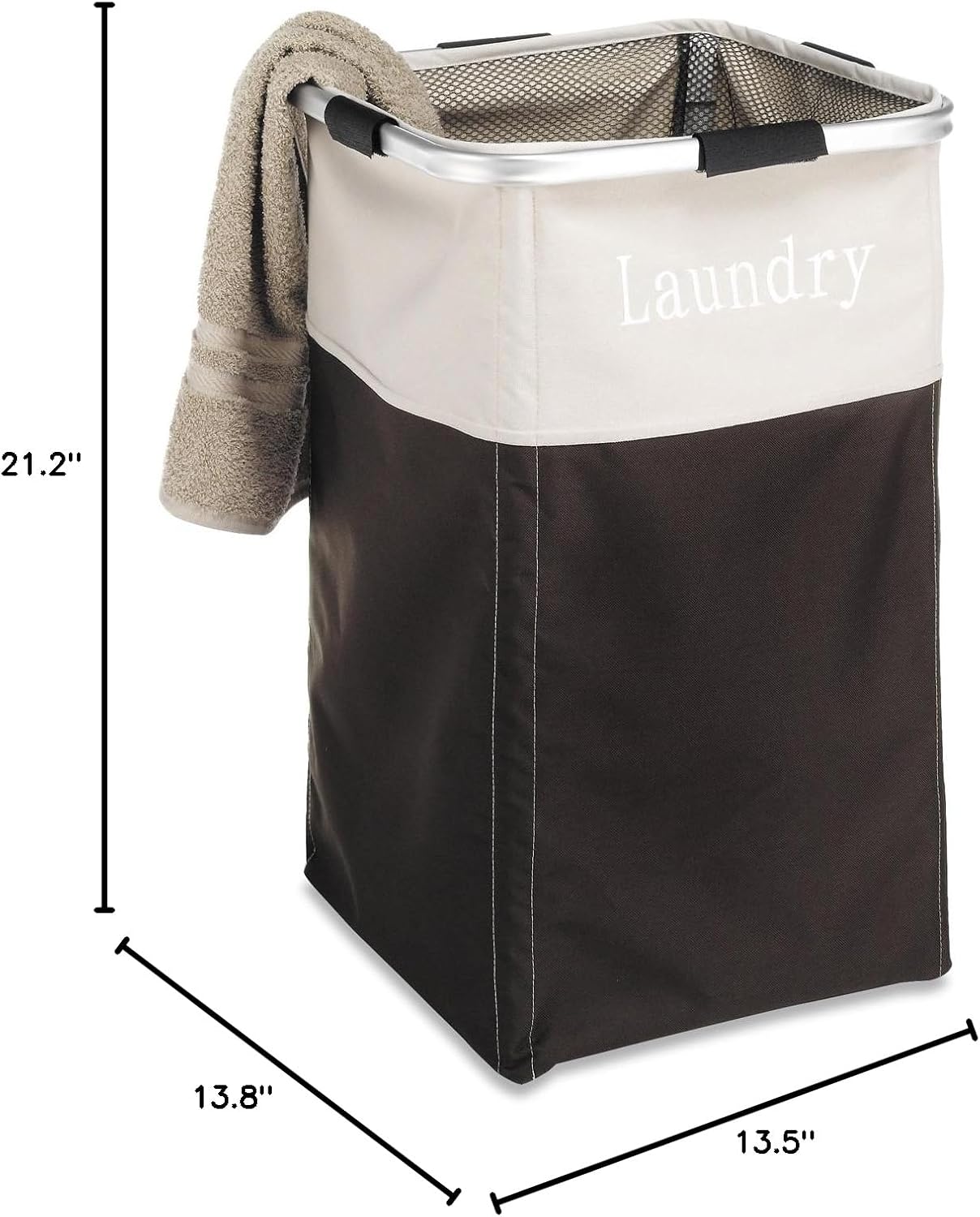Cesta de lavandería de fácil cuidado - Espresso