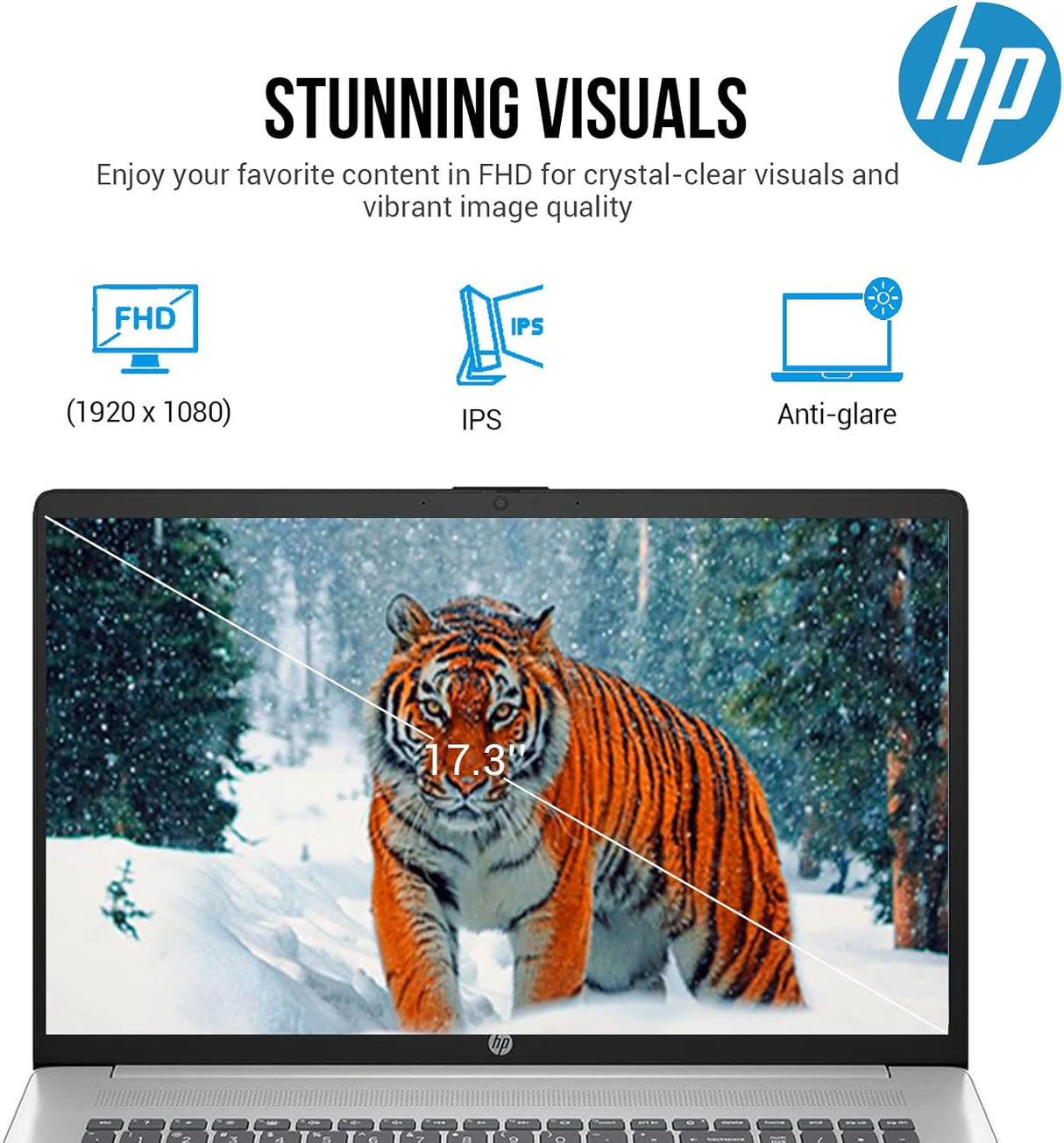 Laptop HP 17.3 FHD, Intel i5, 64GB RAM, 2TB SSD, Windows 11