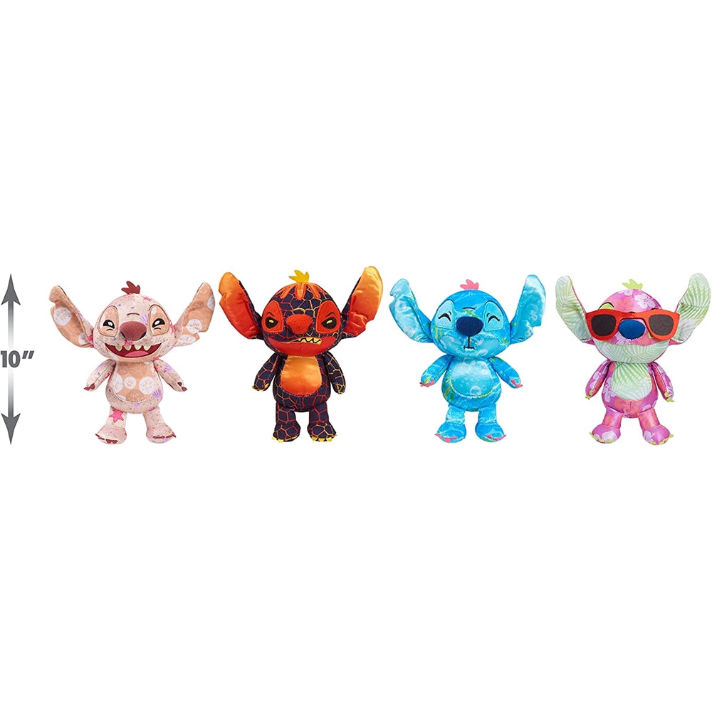4 mini Peluches de coleccionista de Stitch en felpa