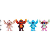 4 mini Peluches de coleccionista de Stitch en felpa