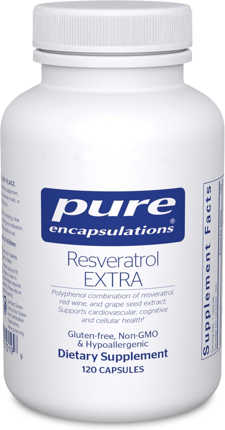 Suplemento Resveratrol Extra para apoyar la función celular