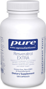 Suplemento Resveratrol Extra para apoyar la función celular