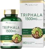 Suplemento Carlyle Triphala Cápsulas 1500 mg 180 unidades