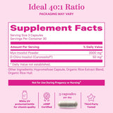 Suplemento Pink Stork Myo-Inositol & D-Chiro, equilibrio hormonal, 180 caps