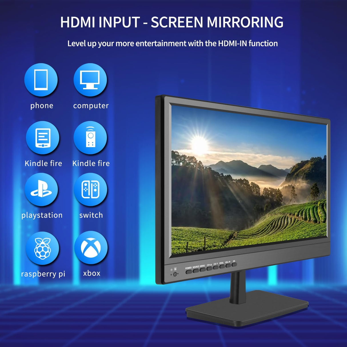 Televisor LED 17 con Antena, Tuner ATSC, HDMI, USB, Modelo X1
