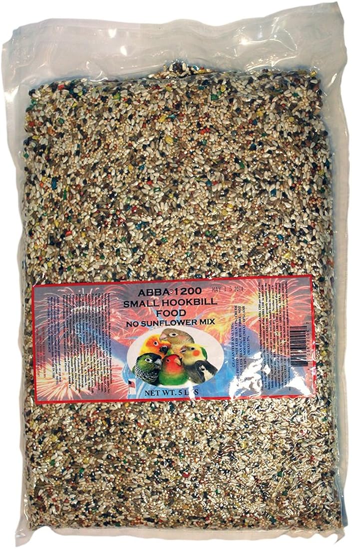 ABBA 1200 Bird Foods - Gancho pequeño sin girasol, 5 libras