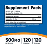 Suplementos Alimenticios Cápsulas de bilis 120 cápsulas