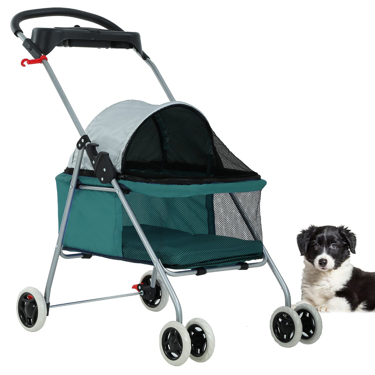Carrito de mascotas BestPet, plegable y portátil para viajes