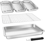 Set de cestas para asar, acero inoxidable, accesorios para BBQ
