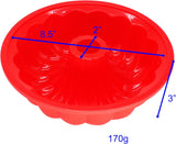 X-Haibei Molde redondo de lujo del silicón de gelatina