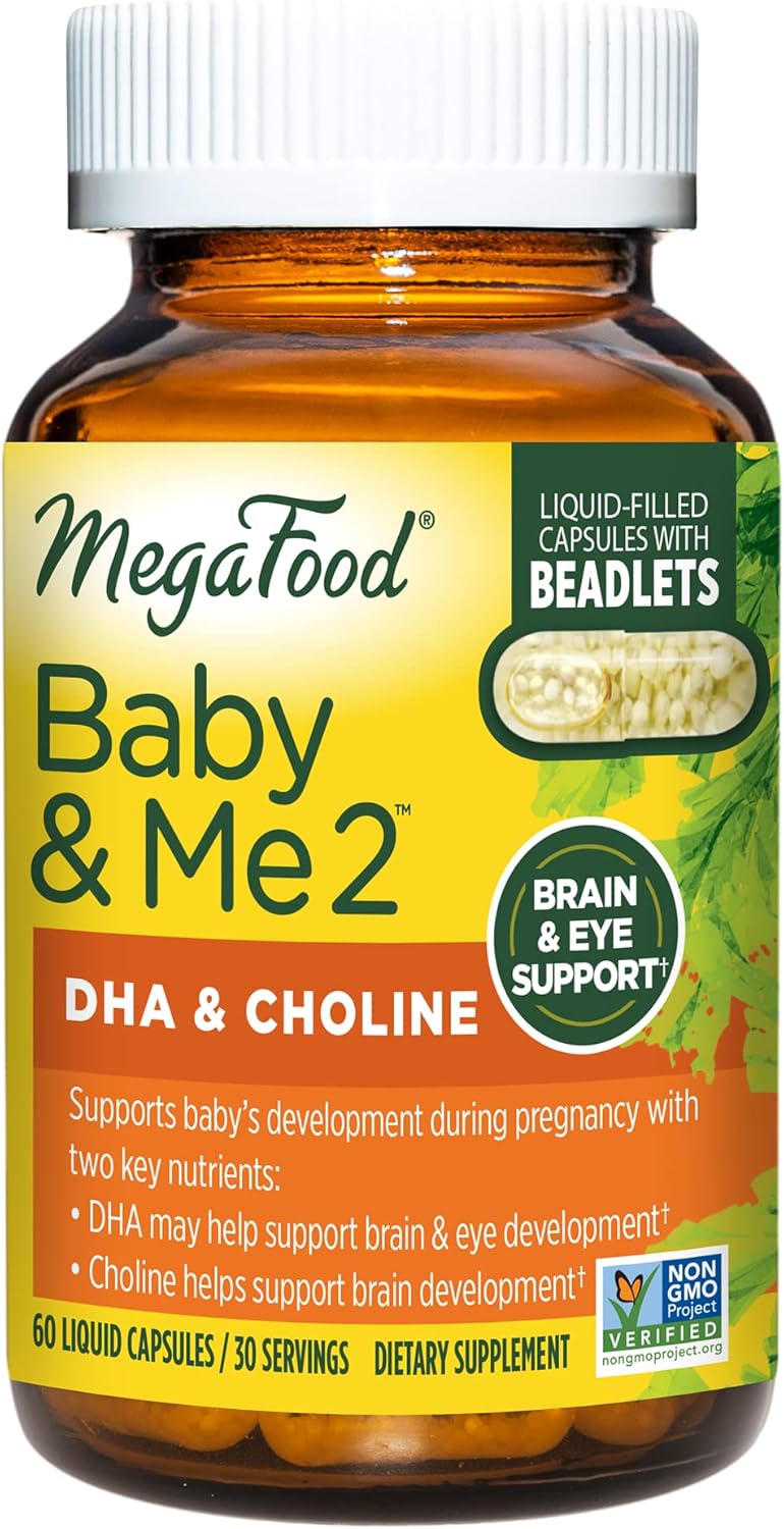 Suplemento Baby & Me 2 DHA prenatal  y colina vegano 60 und